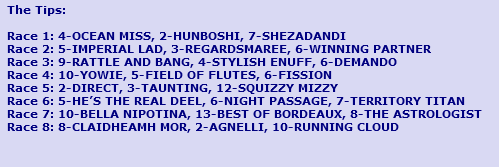 TurfDeli's tweet image. Tips + suggested bets #TheValley #ManikatoStakes 21/10/2022

EW R2 5-IMPERIAL LAD QUIN 5#3,6
EW R3 9-RATTLE AND BANG 9#4,6
EW R6 5-HE’S THE REAL DEEL
ROUGH R5 12-SQUIZZY MIZZY
ROUGH R7 8-THE ASTROLOGIST QUIN 5,7,8,10,13

turfdeli.com.au/ManikatoStakes…