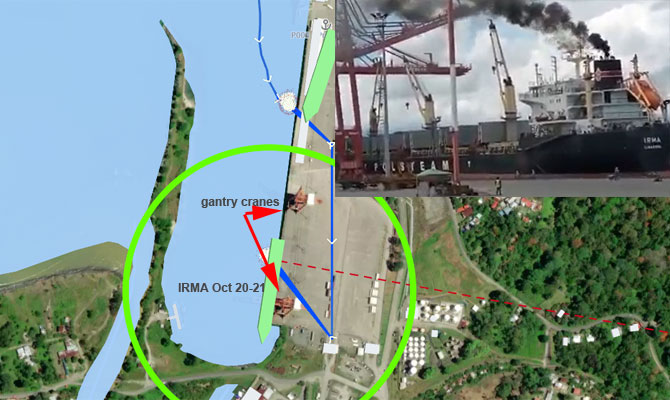 Polish bulk carrier cranes collided with gantry cranes VIDEO
maritimebulletin.net/2022/10/21/pol…