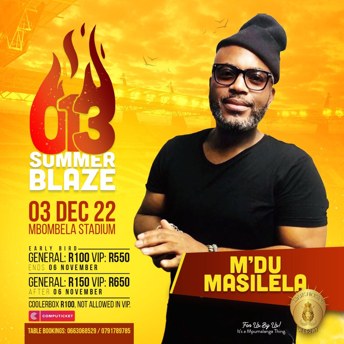 Mello And Sleazy, <a href="/Nasty_CSA/">IVYSON</a>  , <a href="/akaworldwide/">AKA</a> <a href="/mdumasilela/">M'du Masilela</a> Joins Us To The 013 Summerblaze, Lets Fill Up 📍Mbombela Stadium!!! #Uthandonesthembu #MidnightsTaylorSwift #013SummerBlaze
