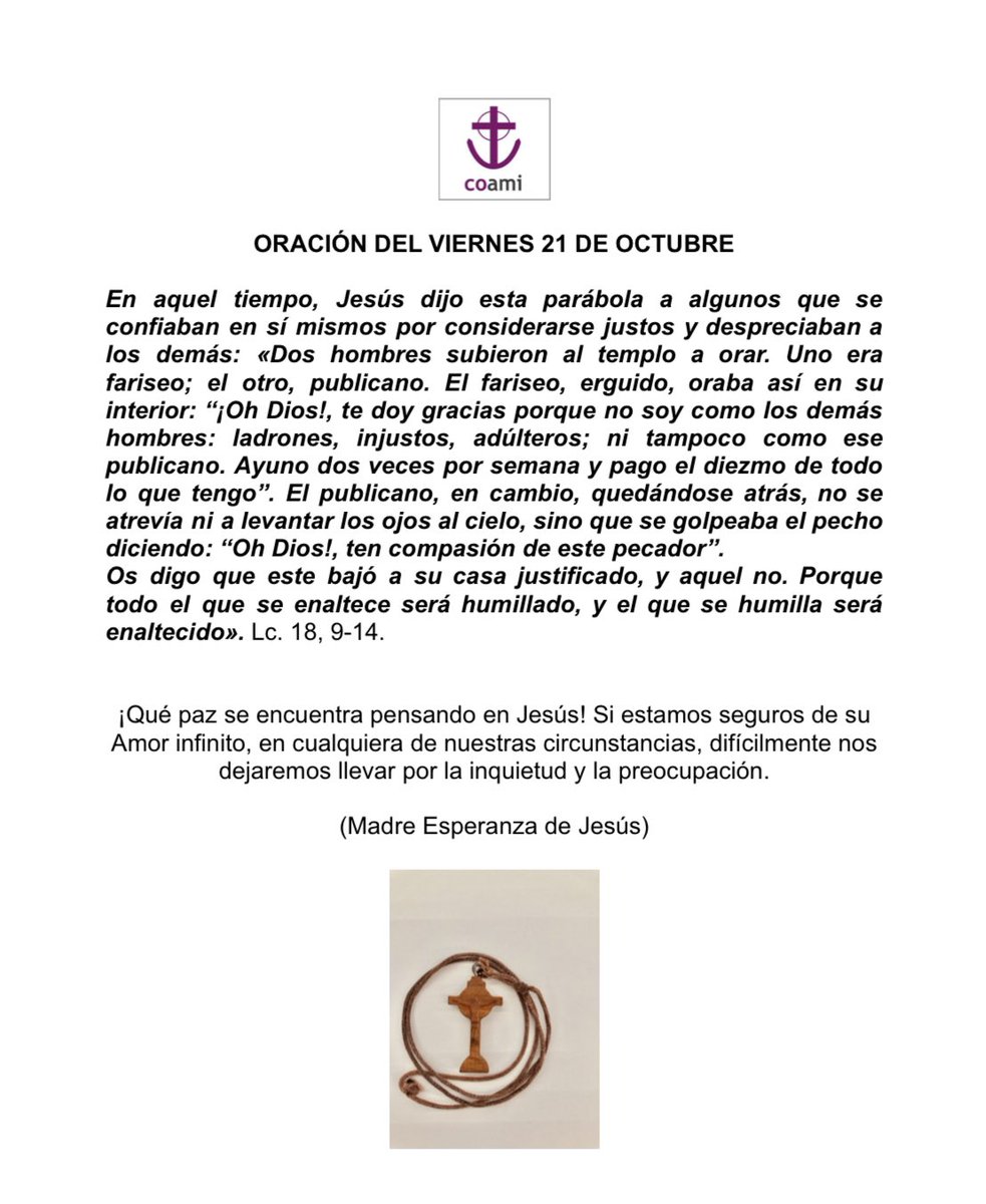 Estemos en Paz.

#felizviernes