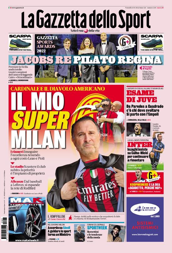 pisto_gol's tweet photo. PrimePagine #21ottobre #baggioforpresident https://t.co/JD8FldP1iv