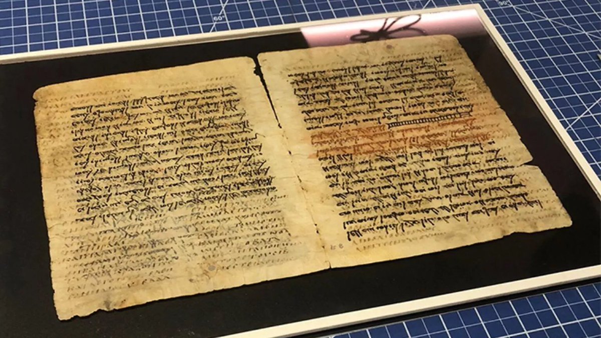 bsaLille3's tweet photo. Découverte de fragments du catalogue d'étoiles réalisé par Hipparque au 2e s. av. JC.
Ouvrage perdu, il était écrit sous le Codex Climaci Rescriptus et peut être lu grâce à l'imagerie multispectrale.
Les résultats consignés sont précis au degré près. 
https://t.co/JrSZVoq5wR https://t.co/HxoMCSzvqc