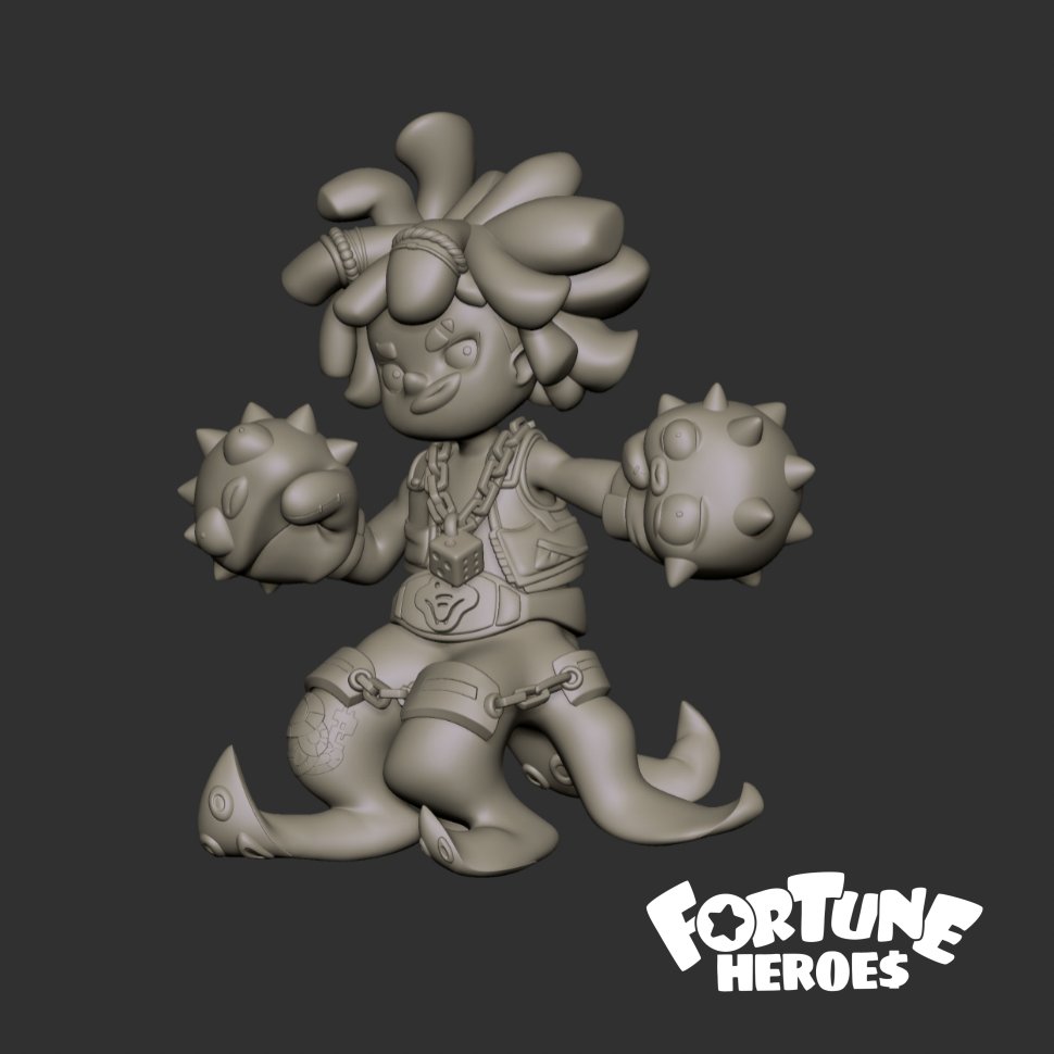 Is it just me or does this 3D model of our Octopus Boxer look like he's made from metallic play-dough?

#IDV #NFT #GameFi #DAO #Web3 #metallicplaydough