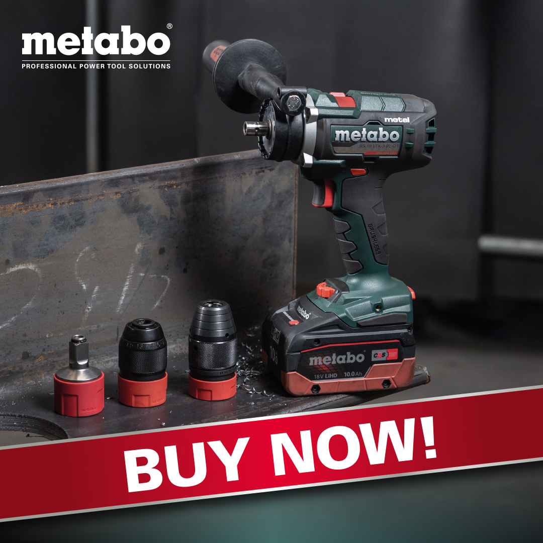MetaboDubai's tweet image. Extraordinary performance: 💪

The new BS 18 LTX-3 BL Q I Metal has been designed specifically with the metal worker in mind. . 

#metalworkingdrills #metabo #metabouk #drills #18v #cordlesstools