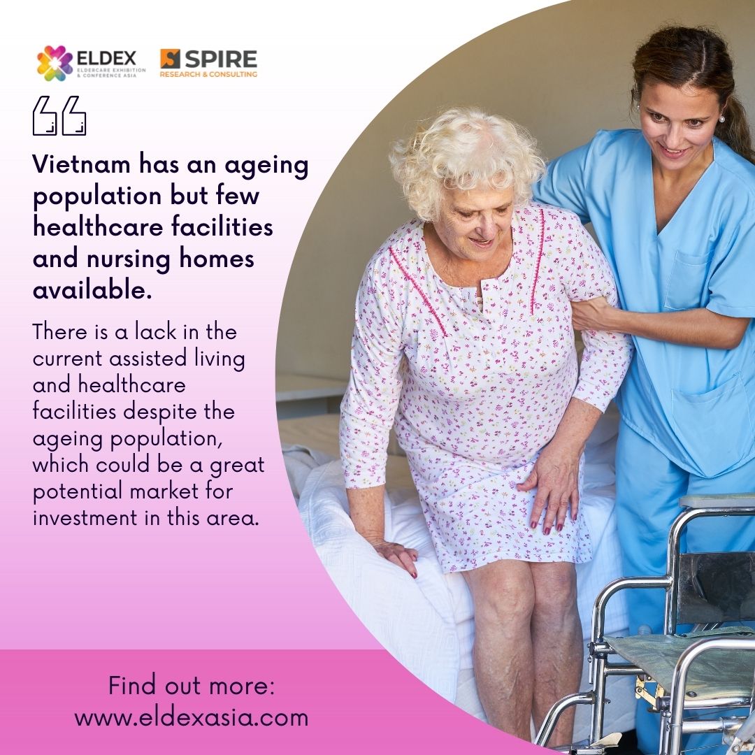 yamadaspire's tweet photo. Vietnam’s estimated 7% annual growth rate from 2020 to 2027 opens up a lot of opportunities.
#spireresearchandconsulting #knowledgepills #eldexasia2022 #ageing #silverindustry #vietnam #elderlycare #elderly #ageingpopulation #healthcare #growth #opportunities #investment #nursing https://t.co/R85O4CfzVd