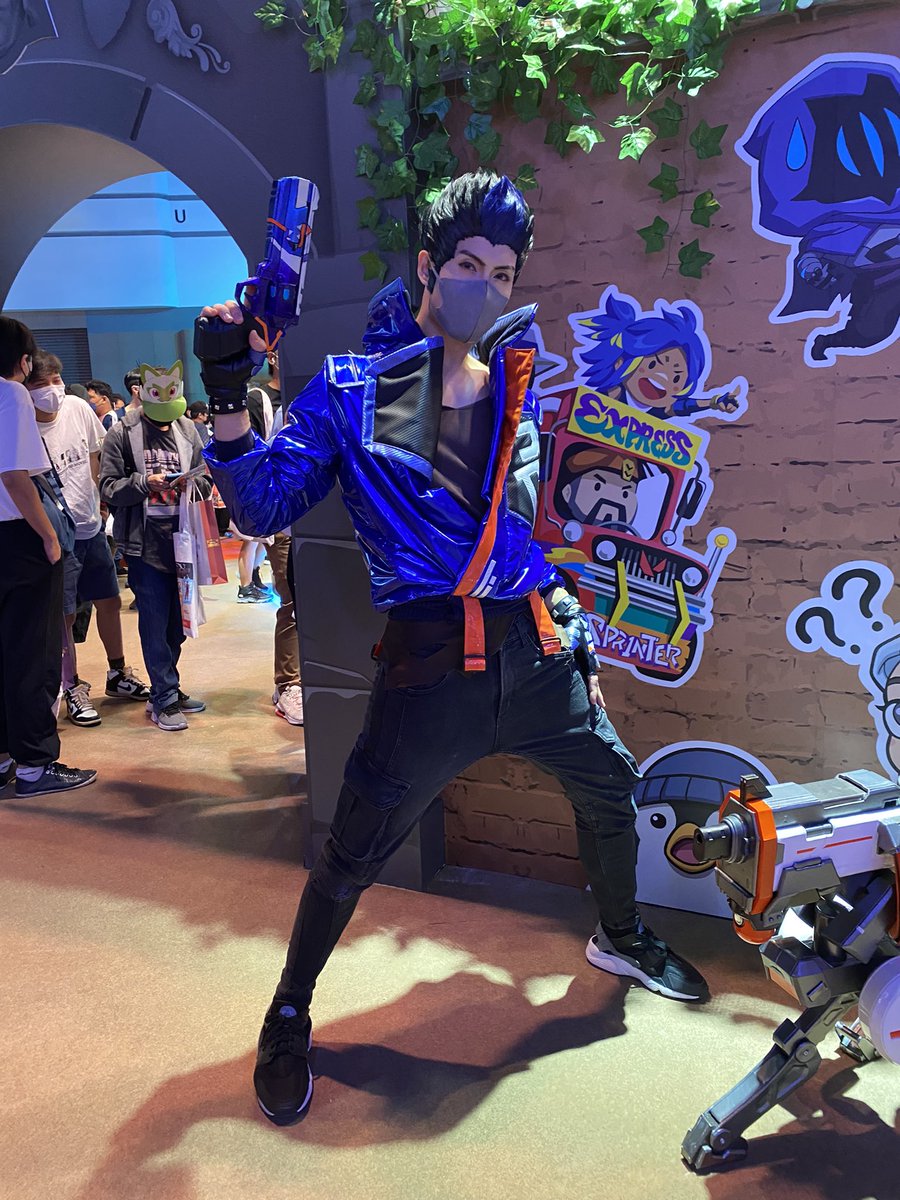 GCAxTGS's tweet photo. ดูสิว่าเราเจอใครรร @MadanFun
#ThamesMalerose #Thames #Malerose #ThailandGameShow2022
#TGS2022 https://t.co/byt3LIV2LM