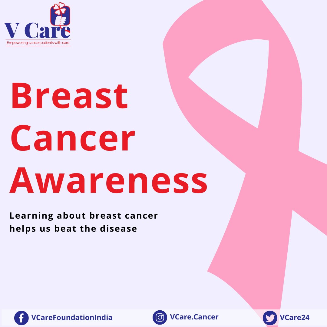 vcare24's tweet photo. In a global effort to raise awareness on breast cancer, October has been designated as the Breast Cancer Awareness Month. Click on the below link to get more information on breast cancer. https://t.co/x1JmInY44F
#VCareFoundation #BreastCancerAwarenessMonth #CancerCare #India https://t.co/wMvJhYFfjS