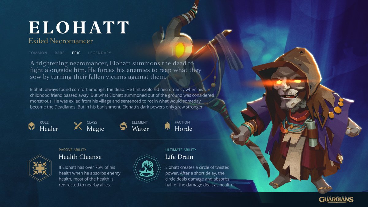 🪦 ELOHATT 🪦 The Exiled Necromancer. Elohatt summons the dead to fight alongside him. He forces his enemies to reap what they sow by turning their fallen victims against them.🧟

WIN an EPIC ELOHATT NFT!👇

💥 Follow us
💥 Like &amp; RT this post
💥 Tag 3 friends

LFGOG!! 🚀
