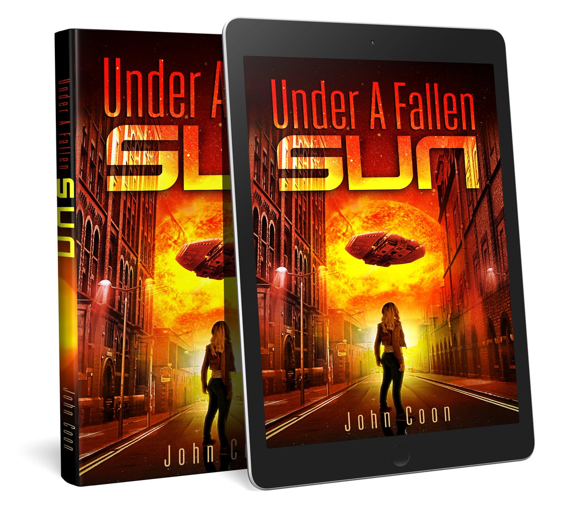 Bookzoid's tweet photo. An enemy not from Earth has taken over a small Texas town. Humanity's fate may hinge on Paige and her friends winning their battle for survival.
Get your copy now: https://t.co/AAr7DdQ2Jc
By #johncoonsports
#FallenSun #ScienceFiction #SciFi #IARTG #MustRead https://t.co/2oySneU7Df