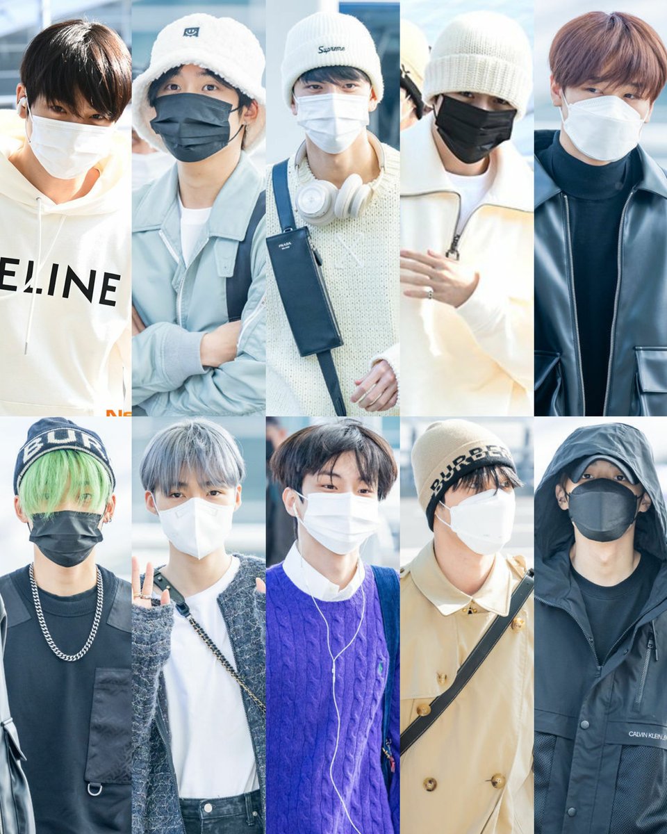 kimsunwoorld's tweet photo. #THEBOYZ at Incheon Airport today heading to Fukuoka Japan https://t.co/4FDTgT2Tnz