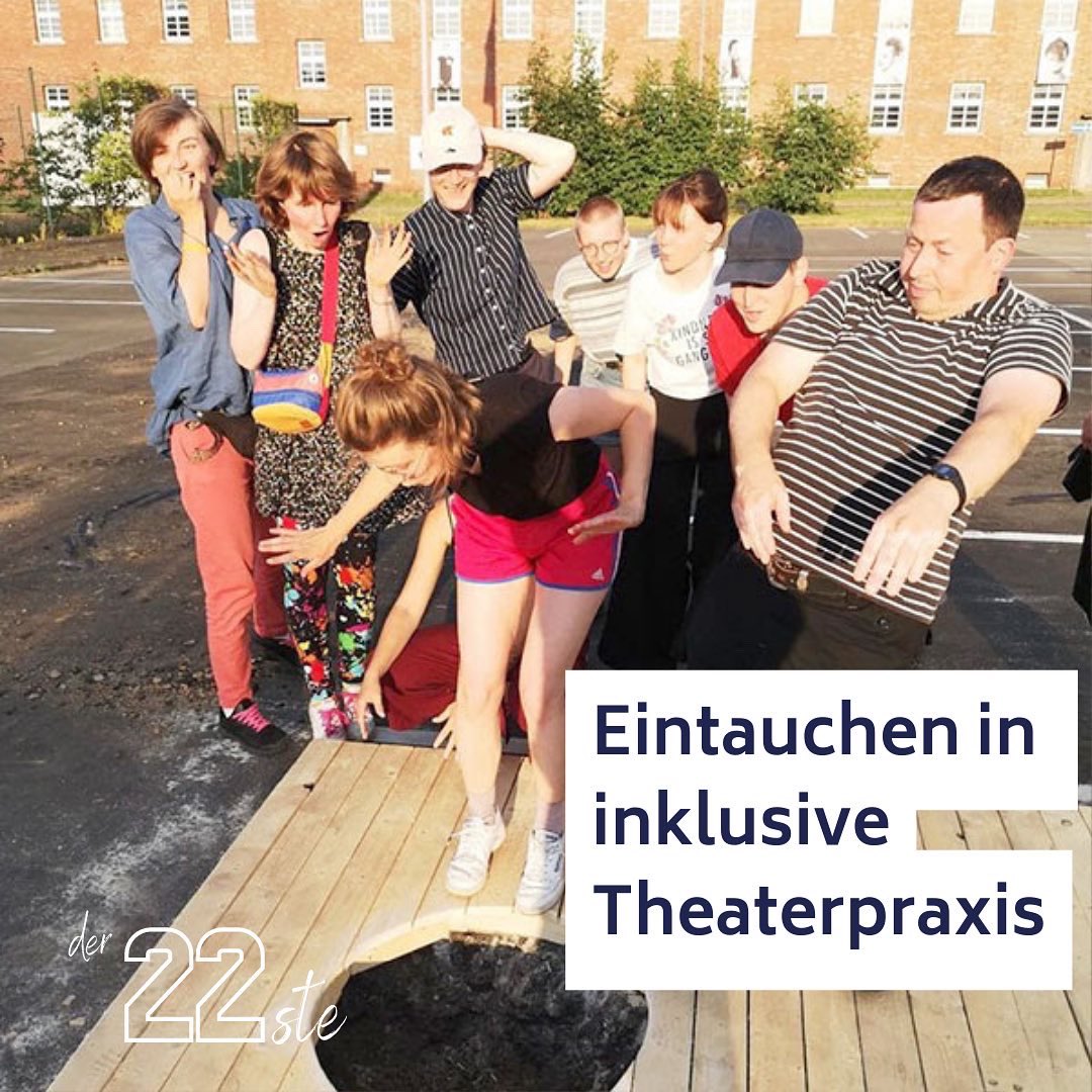 Ankündigung | der 22ste

be able und die Theaterwerkstatt Bethel. Taucht mit uns in die Erfahrungen mit inklusiver Theaterpraxis ein.

Live am Samstag ab 18:30 aus der Theaterwerkstatt
Zoomlink bit.ly/3MIZPWU
#theater #inklusion