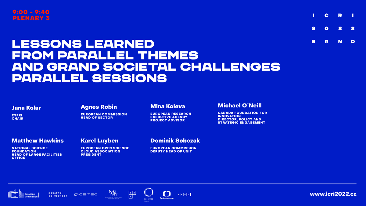 …and the last day of #ICRI2022 starts with…

Tune in 👉 icri2022.gcon.me