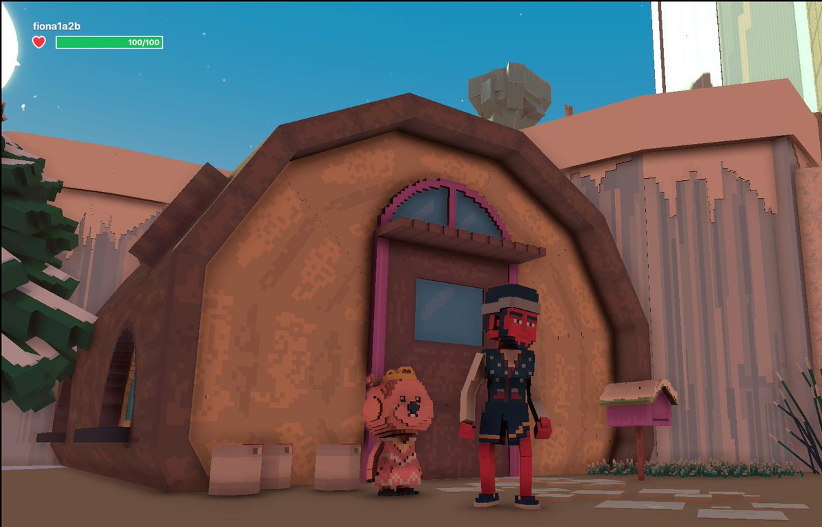 fiona1aa's tweet photo. @TheSandboxGame I just finished my quest on Pororo experience on the #SandboxAlphaS3 for a chance to win a Season 3 Alpha Pass! Here I am with a cute Pororo. Check out my screenshot!

#Pororo https://t.co/SamAOUEl2y