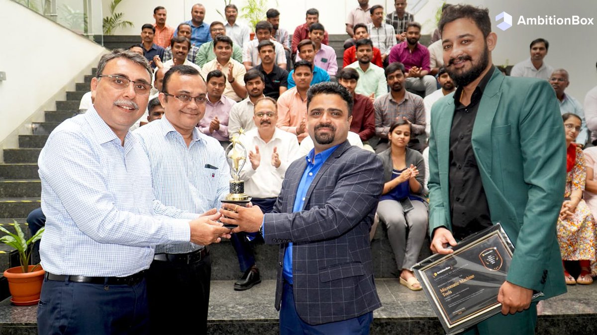 Congratulations to <a href="/AceMicromatic/">AceMicromatic Group</a> on winning the AmbitionBox #BestPlacesToWork in India Award 2022🔥🔥

They ranked among the top 15 companies in the small companies category.

#employeefirst #ambitionbox #ambitionboxbestplacestoworkawards2022