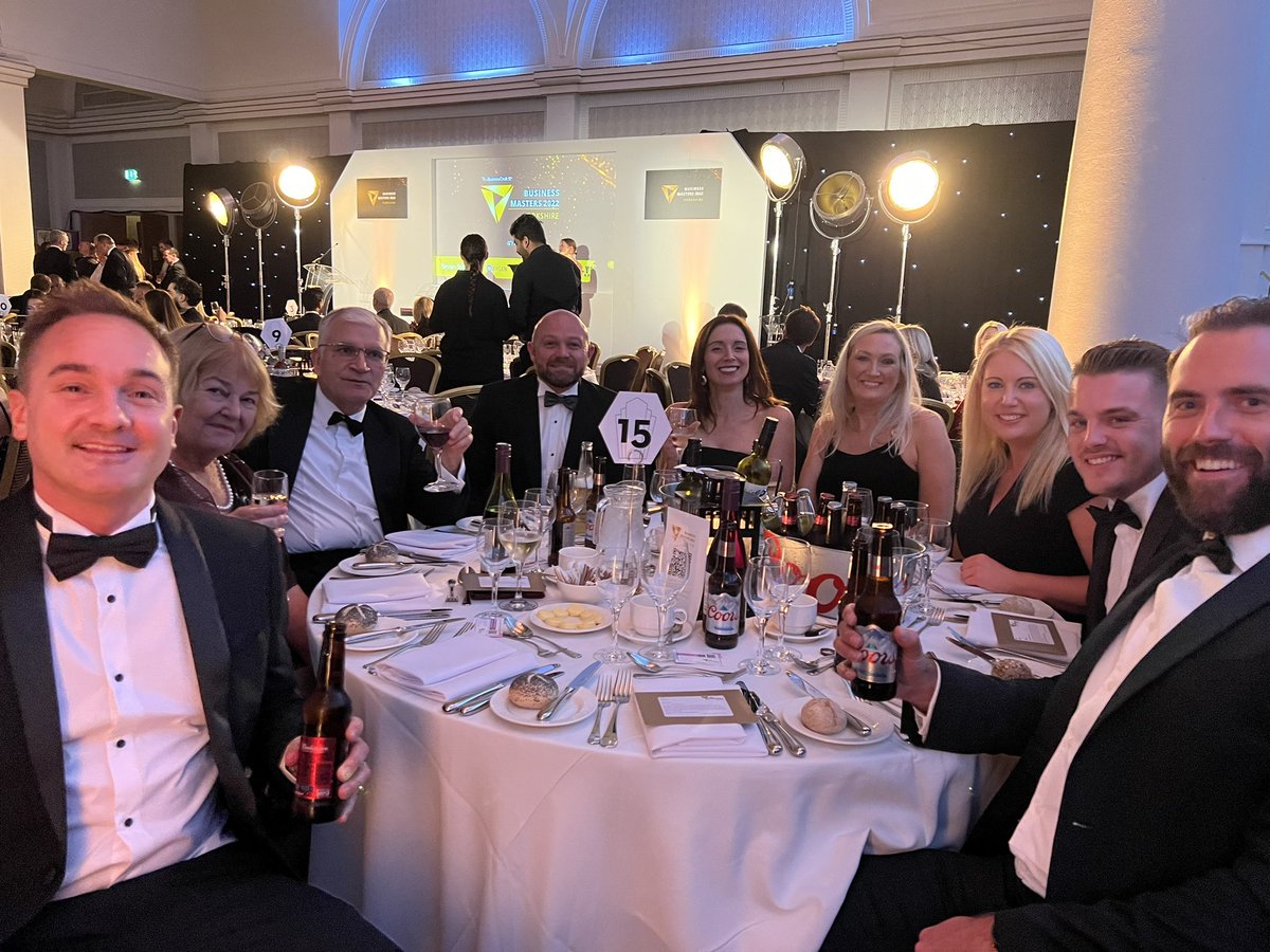 Had a great night with <a href="/TheEdwinGroup/">Edwin</a> at the #YRKBM22 last night in Leeds. Proud of this lovely bunch of people ❤️