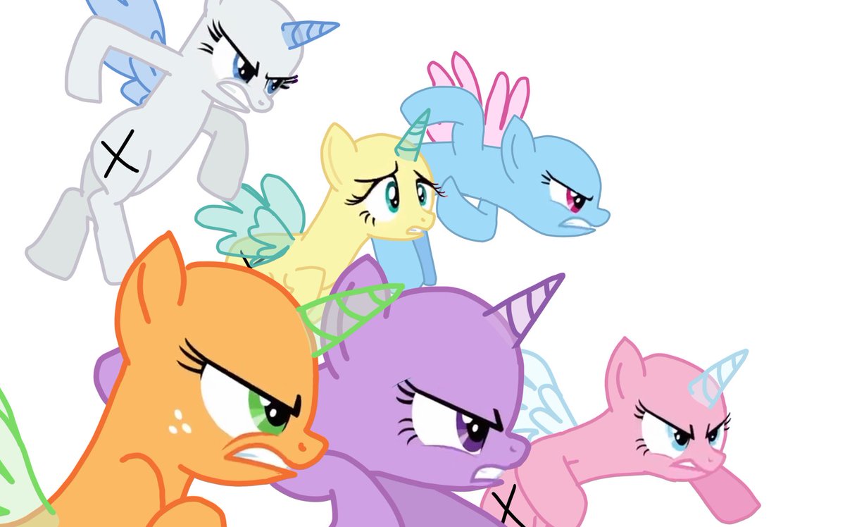 BasesMlp's tweet photo. Base #22
Attack!

Season 2
Episode 26

Applejack, Twilight Sparkle, Pinkie Pie, Rarity, Fluttershy, Rainbow Dash

Did I forget a horn for Rainbow? https://t.co/ASGPj502pO