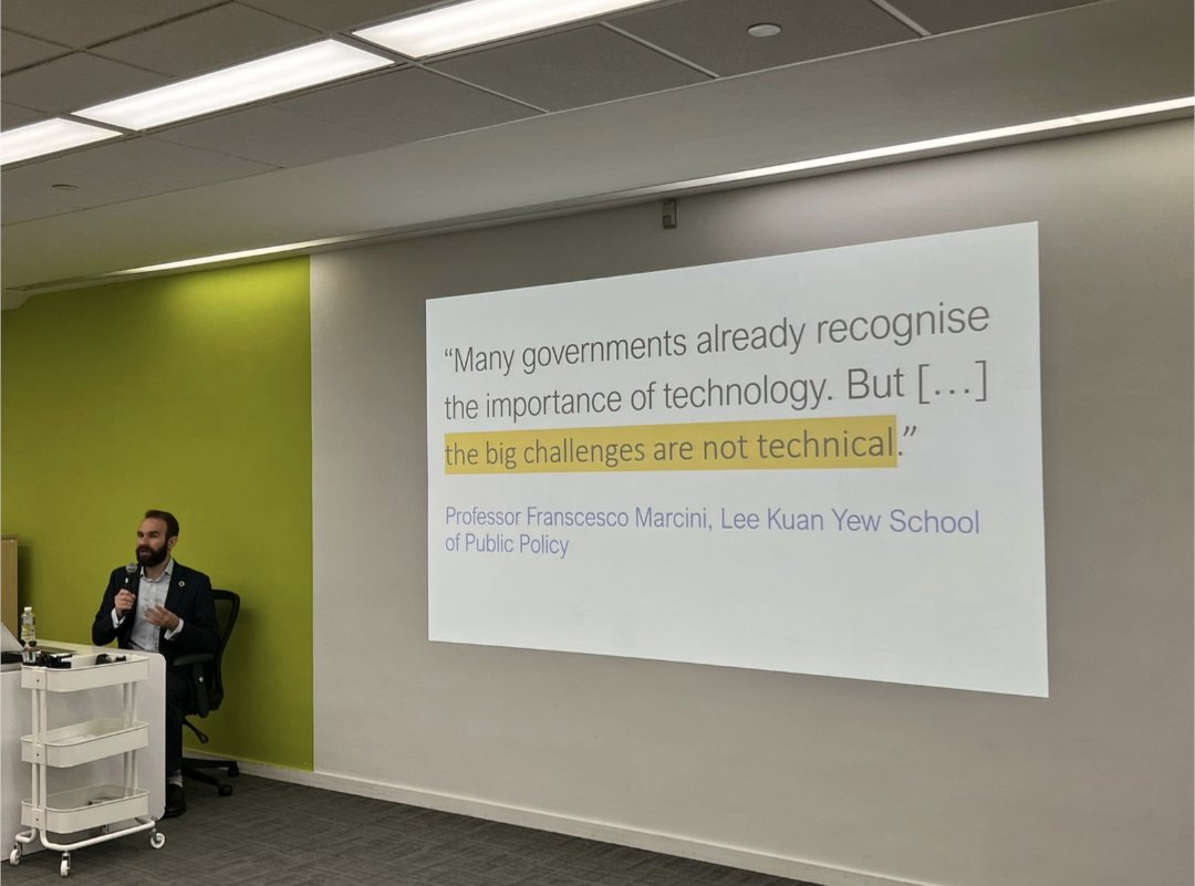 CalumAH's tweet photo. Kindly invited to share some learning from @UNDP on building a secure and trusted #cyber environment - at Singapore's #CivilServiceCollege this morning. Keen to hear from others working on these topics! https://t.co/CKK1OVKYds