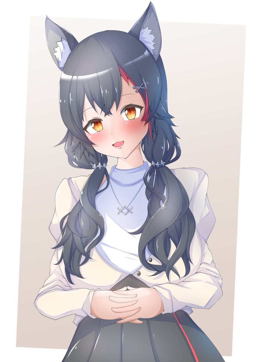 実は今のデスクトップはミオしゃに見守ってもらったりしてる。めっちゃかわいく描けたからねこれ。 