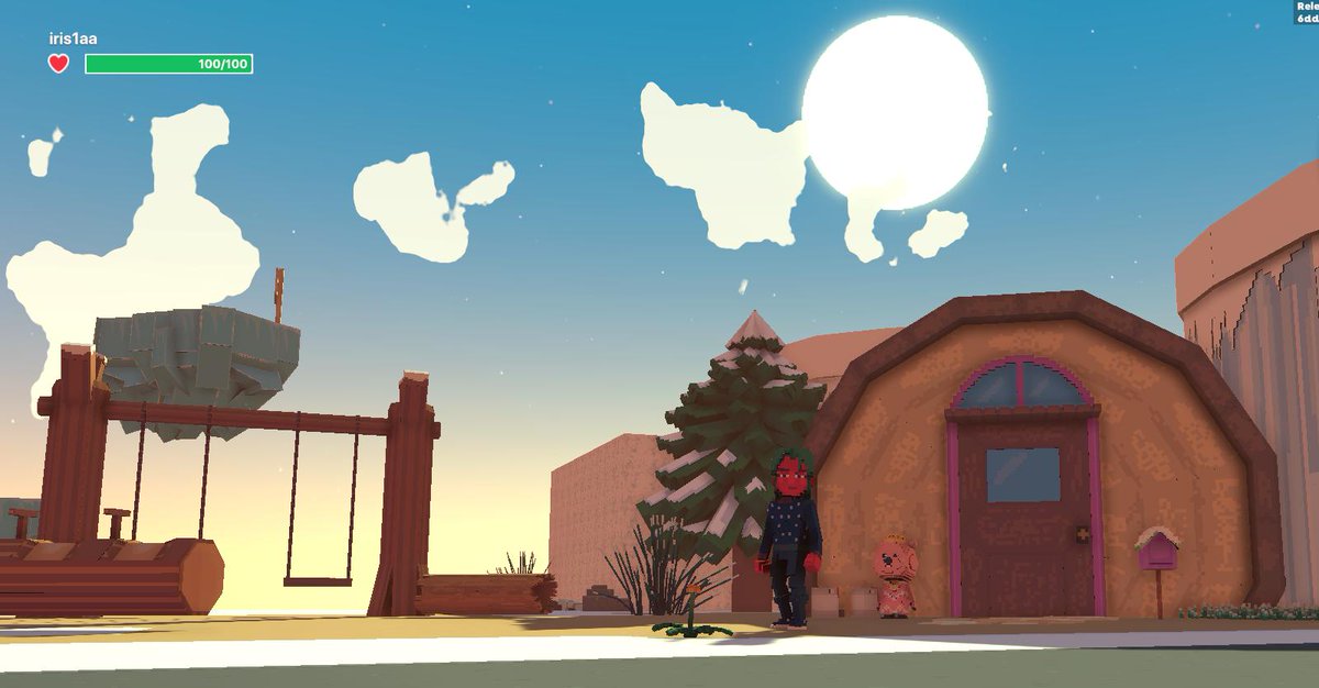 Iris8s's tweet photo. @TheSandboxGame I just finished my quest on Pororo experience on the #SandboxAlphaS3 for a chance to win a Season 3 Alpha Pass! Here I am with a cute Pororo. Check out my screenshot!

#Pororo https://t.co/1FX82mQn1z
