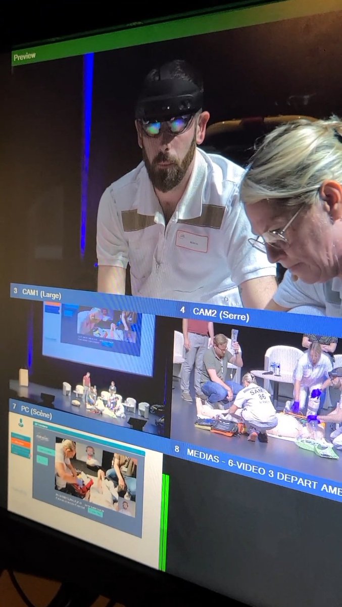 MathieuVioleau's tweet photo. 💥Simulation d'une prise en charge d'un arrêt cardiaque en 2030-2050 drônes Défibrillateur, ambulances volantes, réalité augmentée, visio régulation...by @CPCMurg lors des JTI @SFMU_MS au @futuroscope https://t.co/quuvIYQoqP #emergency #prehospitalcare #future #healthcare https://t.co/DoL4BJml1U