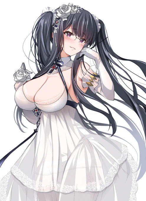 「ふふふ卿の任務の効率も上がるわね」#アズールレーン#ペーター・シュトラッサー#AzurLane 