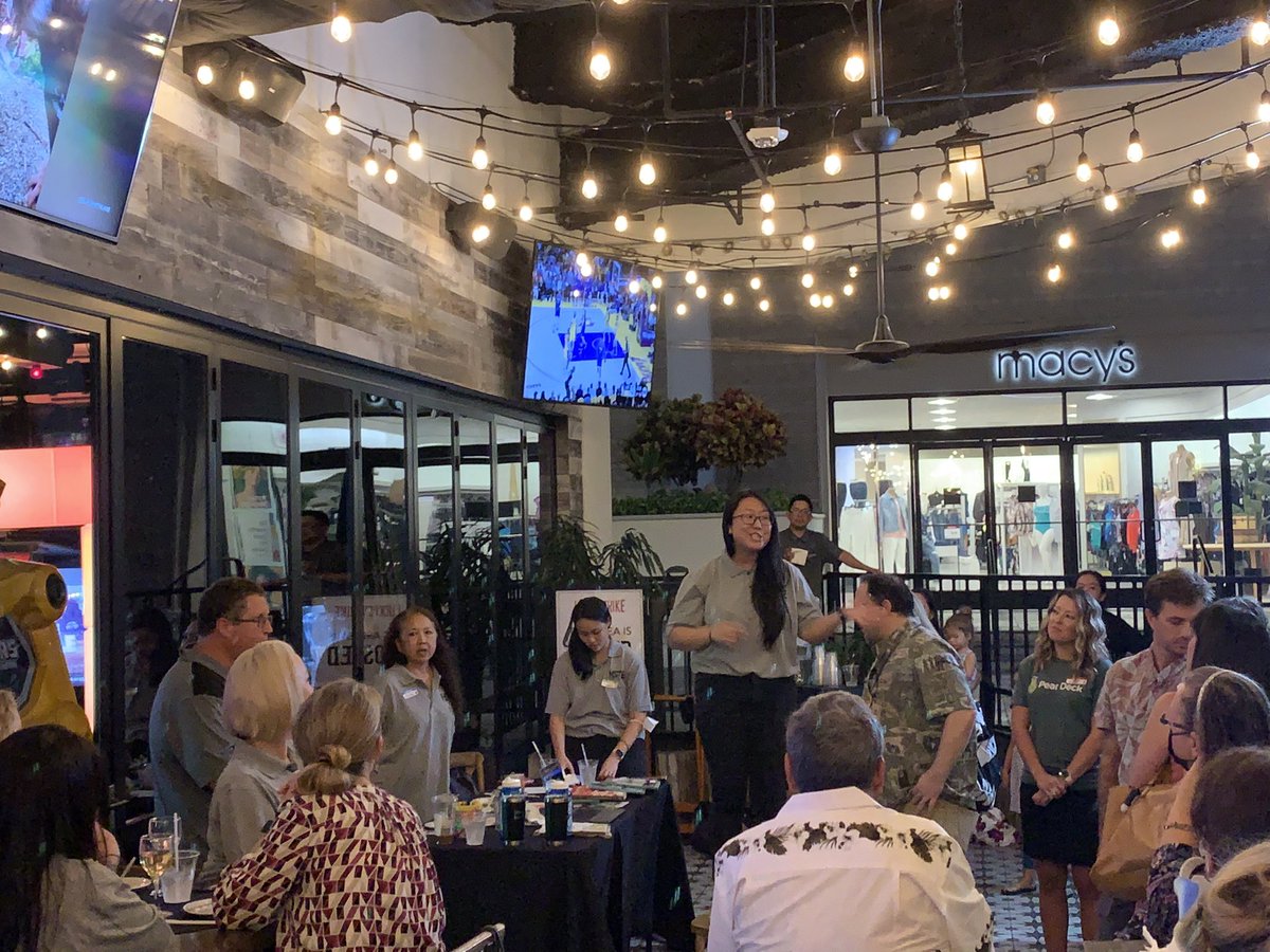 tanyakmau's tweet photo. Missed my educator friends at #SOTF22 today so got to hang out with them at @HSTEorg Meet and Greet. Such passionate, innovative change makers right here.
#808educate https://t.co/gtqWb9AoUK