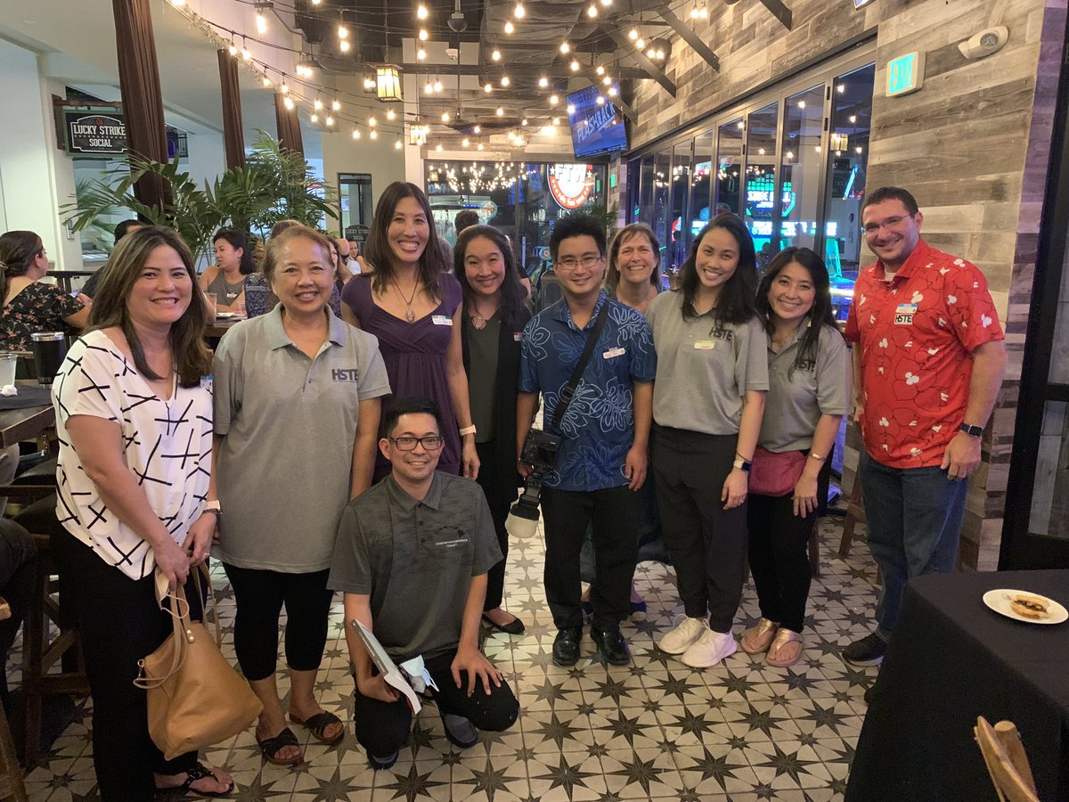 tanyakmau's tweet photo. Missed my educator friends at #SOTF22 today so got to hang out with them at @HSTEorg Meet and Greet. Such passionate, innovative change makers right here.
#808educate https://t.co/gtqWb9AoUK