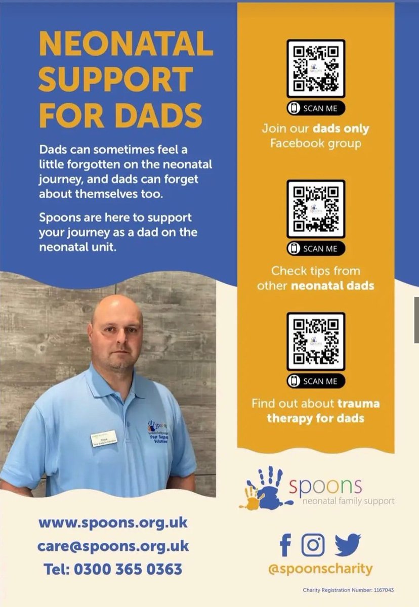 We see the family as a unit in neonatal care but we recognise Dads may want to  access support a little differently. 

If you know a dad with lived experience of neonatal care who might be interested in supporting other dads send him our way ❤️

#nicu #dads #livedexperience