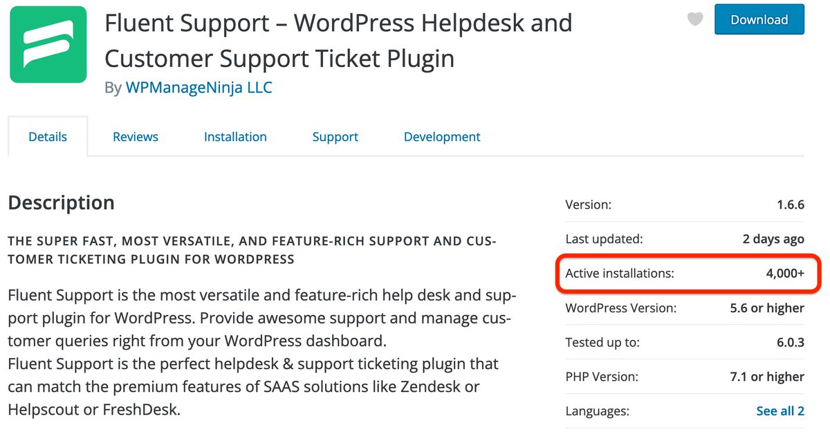 rednishat's tweet image. Fluent Support - Wordpress Helpdesk Plugin now has 4000+ active installations! 😍

#FluentSupport #WordPress #Helpdesk #plugins