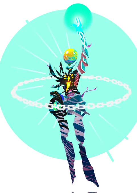 これは半年前に描いたアフォーゴモンなんだけどめちゃくちゃ気に入ってないから描き直したい 