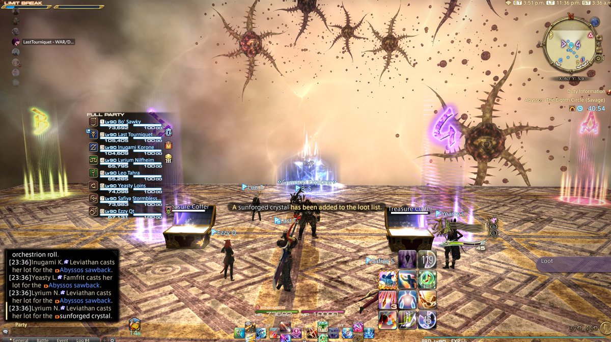 Bo_SawKY's tweet photo. P8S down! Was fun to do the whole tier blind! #FFXIV https://t.co/pKdyMCZweB