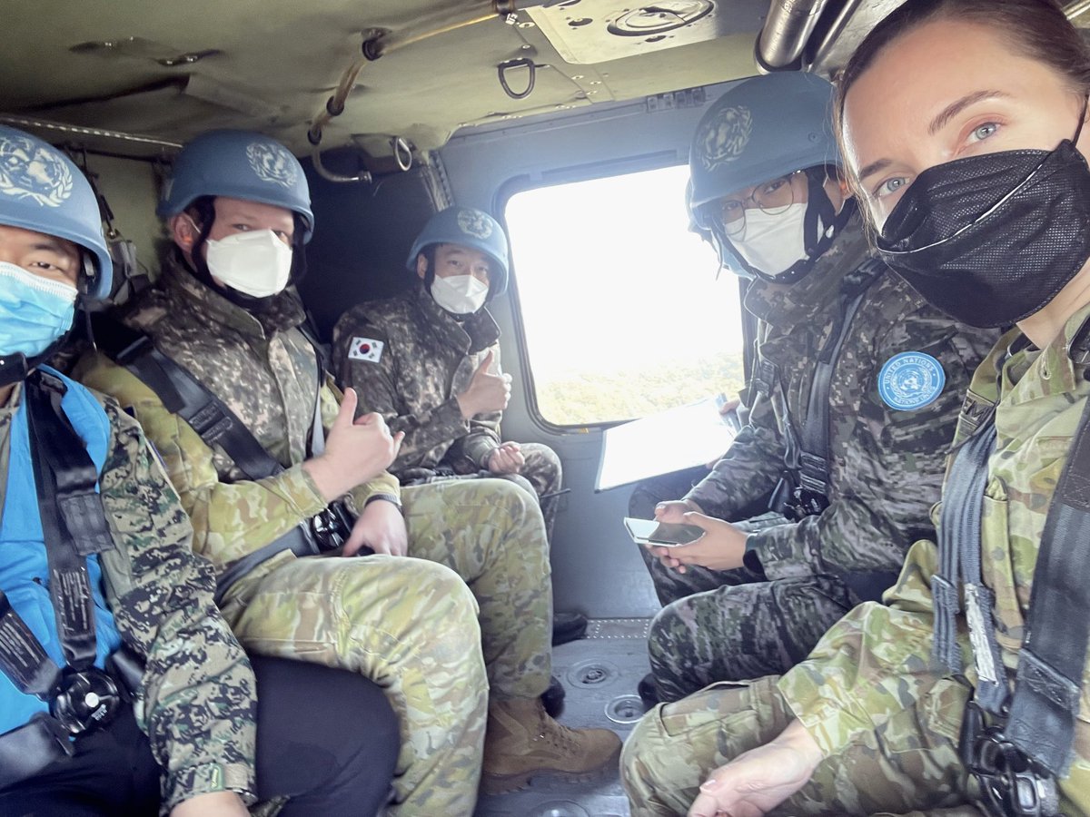 LyndsayFreeman8's tweet photo. That’s a wrap for the @UN Military Observer Course conducted by the Republic of Korea Peacekeeping Centre. Such an honour to offer my insights to this multi-national and highly capable cohort of future UNMOs.
🇰🇷 🇦🇺 🇺🇳
#peacekeeping #YourADF #ADFPOTC #WomenPeaceSecurity https://t.co/0jyaJJNrjf