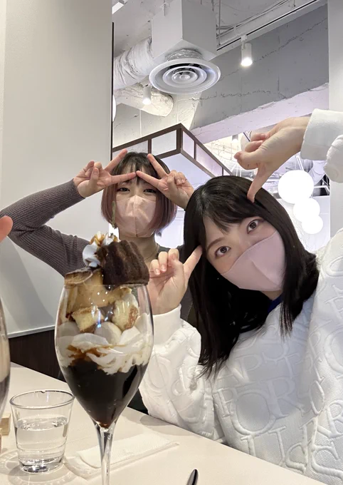 日野まりさんと葵井かなさんが忙しい中会いに来てくれた!久しぶり! 