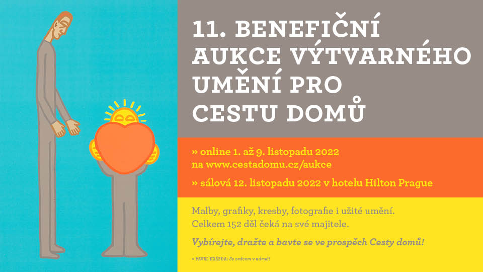 Zveme všechny příznivce výtvarného umění a Cesty domů na tradiční aukci uměleckých děl!
💎Dražba bude mít sálovou i online část. Kurátorský výběr zahrnuje 152 prací na papíru, olejomaleb, fotografií, objektů i užitého umění: cestadomu.cz/aukce
