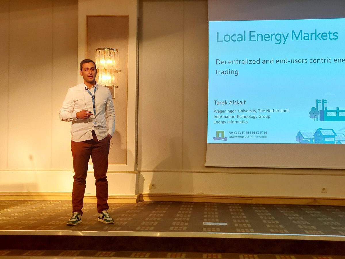 snippet_project's tweet image. Tarek AlSkaif (@Tarek_Skaif) giving a lecture on “Decentralized and end-users centric energy trading in local electricity markets” at the #P2PEnergy SNIPPET School 2022.
esat.kuleuven.be/cosic/events/s…