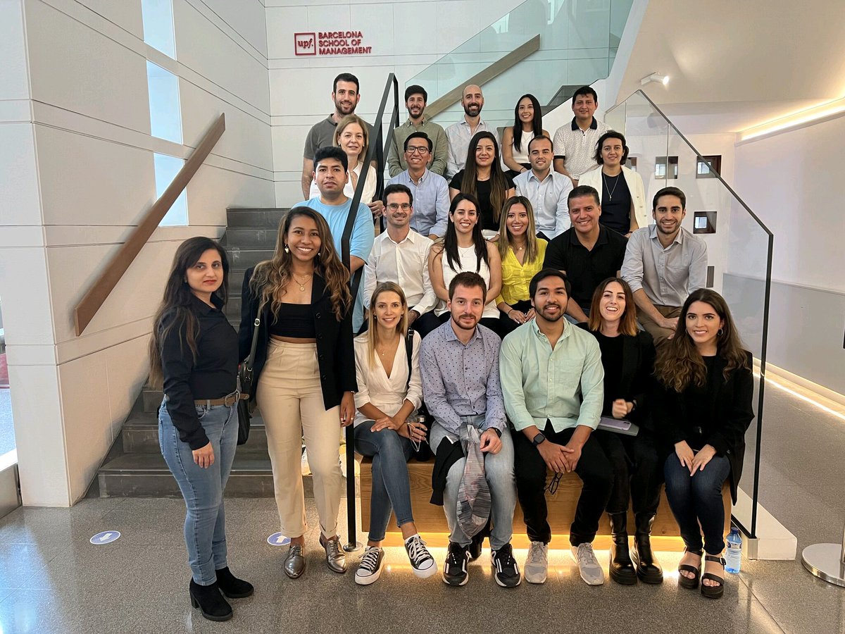 MichelTapasco's tweet photo. Una experiencia gratificante!
En el #MBADay organizado por @BarcelonaGlobal tuvimos la oprtunidad de visitar @CarrerasIJC @Grupogodó @LaVanguardia un escenario donde prima el desarrollo social, la creatividad, innovacion, talento y gran impacto.
@UPFBarcelona @bsm_upf #Colombia https://t.co/XlTS6x4tsl