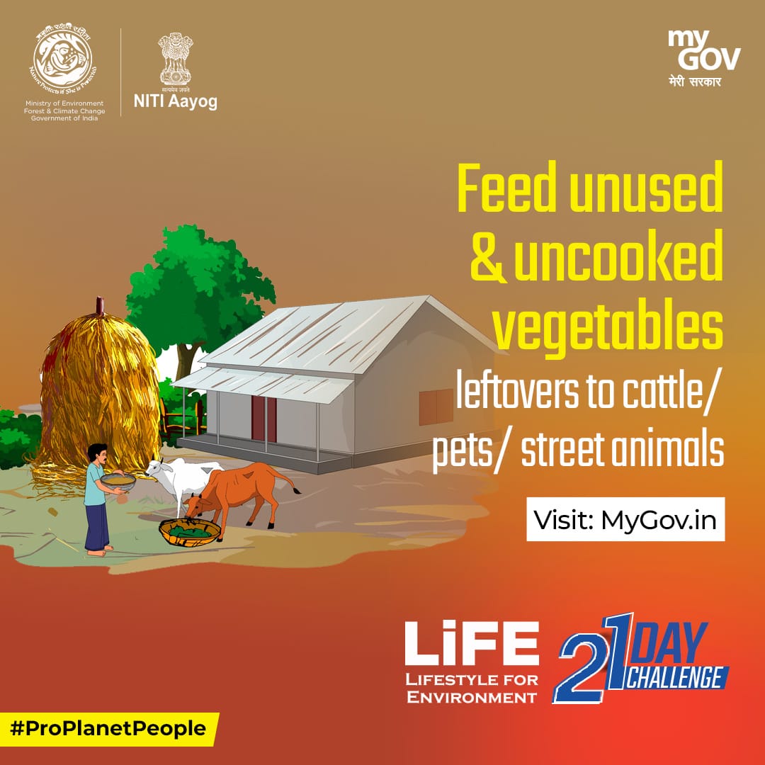 MyGovIndia on Twitter "On Day 10 of 21 Day LiFE Challenge, Don't let