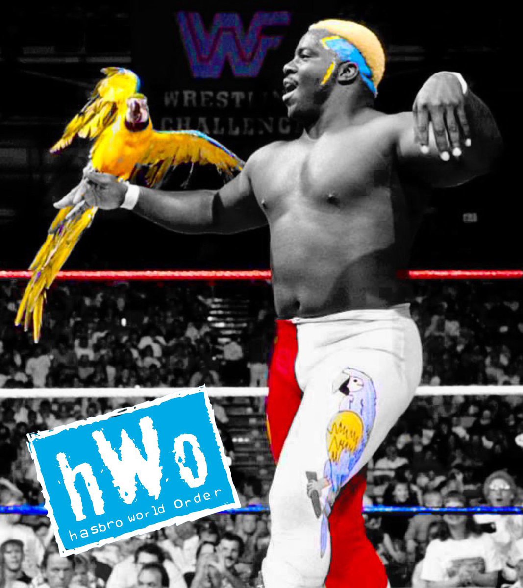 🦜🥽 @wwekokobware 🦜🥽 The #HasbroWorldOrder would like to welcome Koko B Ware to #Twitter 😃 Please share any figures of The Birdman today for a special #hWoFigureFriday Be sure to follow Koko & let’s help him get @verified ✅ 📸⬇️ @ColossusNick #hWo 🦜
