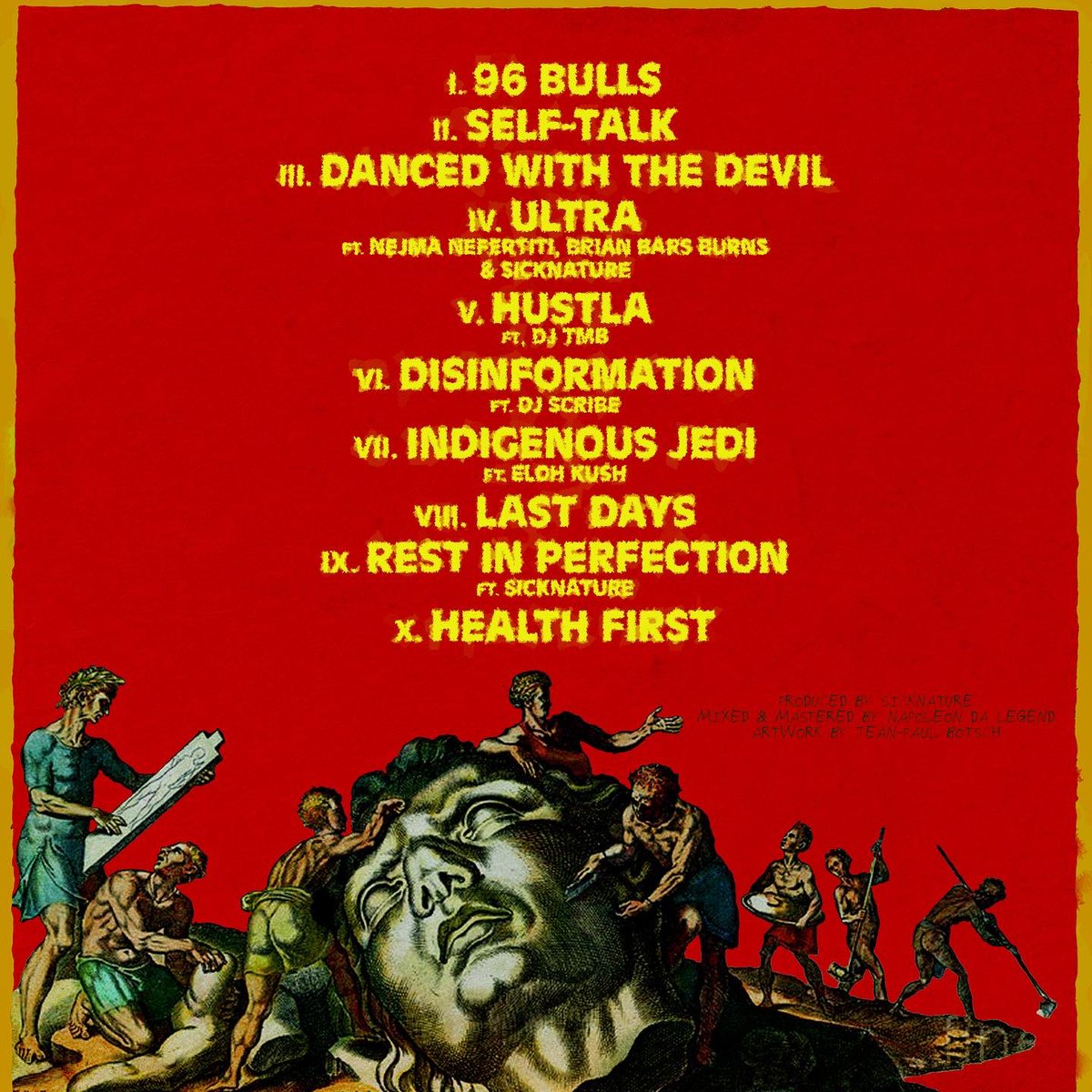 napoleon_legend's tweet photo. The Colossus of GOATS 🚨 Out Now 🚨 by Napoleon Da Legend ft. @nejmanefertiti @ELOHKUSH @Sicknature @DJTMB DJ Scribe & Brian Bars Burns https://t.co/aL26rBIzHm https://t.co/w3SAfOxXlC