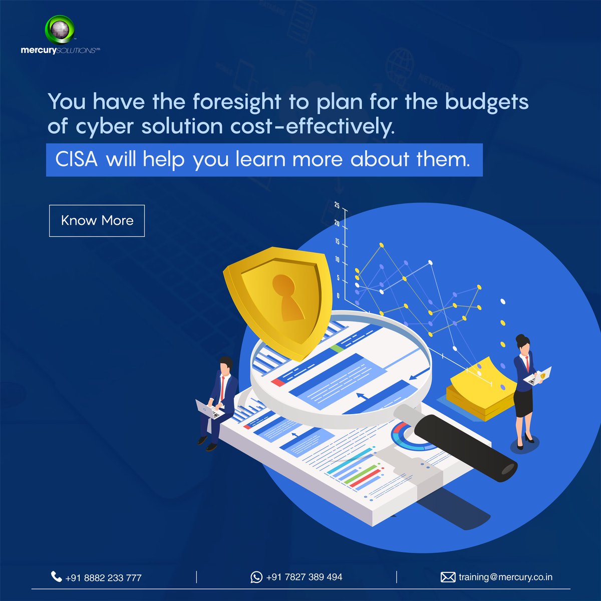 mercurysol's tweet image. Certified Information Systems Auditor or CISA is ISACA’s authorization in Information Systems Auditing.

Click on the link below to find out more.

mercurysolutions.co/cisa-certifica…

#CISA #CISATraining #cisacertification #cisacourse