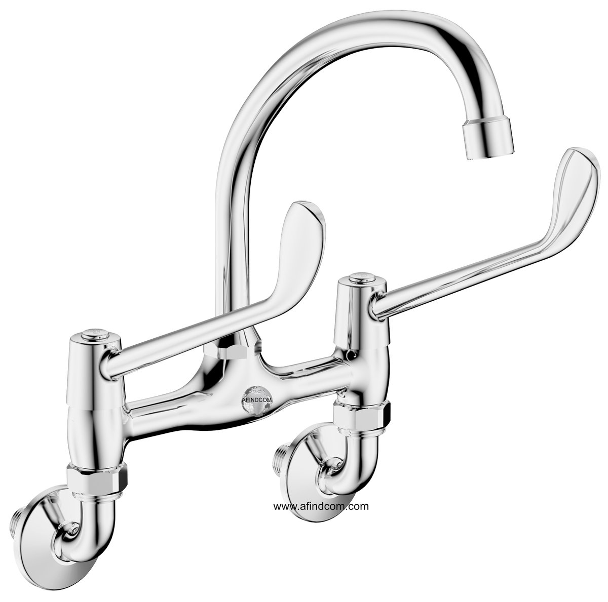 Afindcom's tweet image. The new shape of the popular 515/055-21 Cobra medical tap. Note the longer spout so it might not fit all small basins.