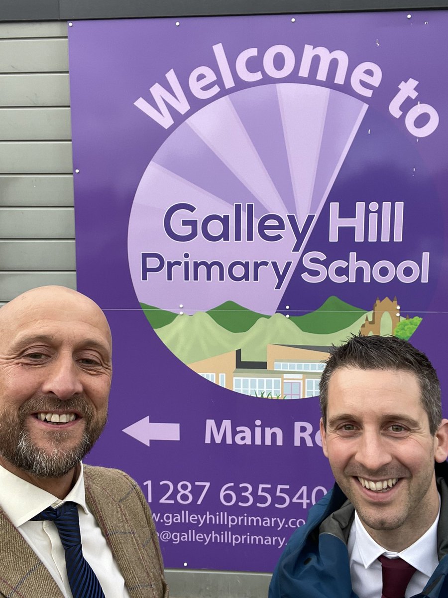 Distracted by the 600+ mile road trip, I didn’t get chance to credit this #edutwitter legend @A_mcgeeney for his hospitality and that of his staff. Great to meet you face to face at last and it’s ace that Galley Hill has joined the Action Mats movement #activeschools