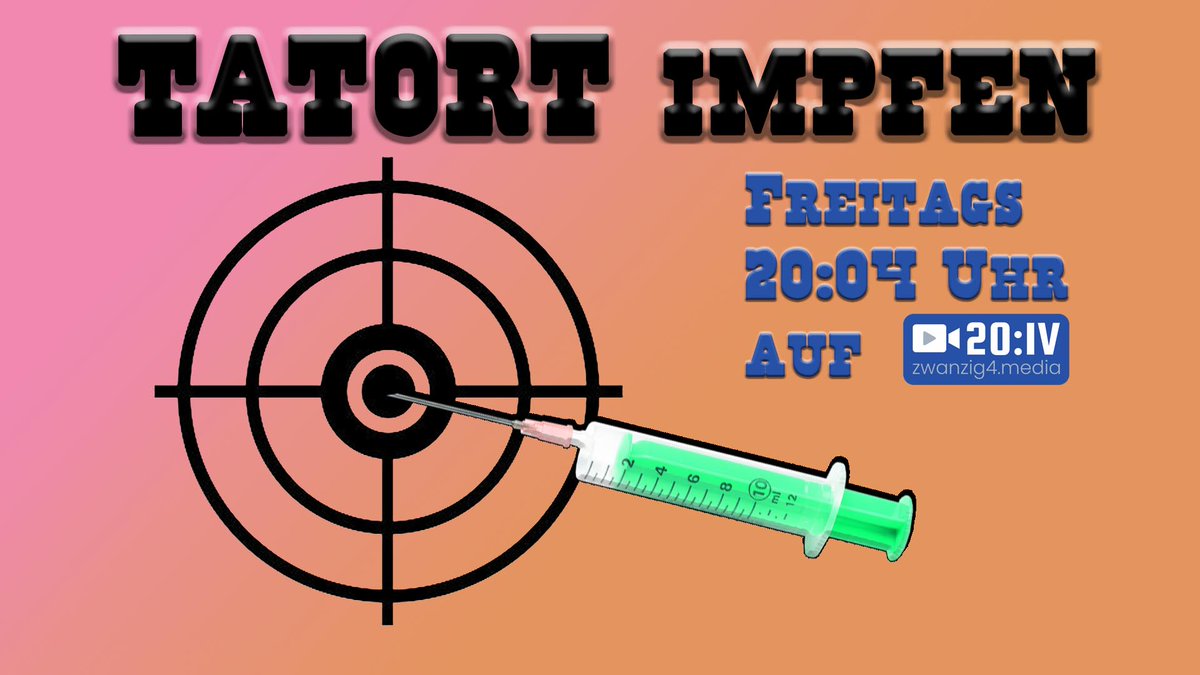 Zwanzig4M's tweet photo. 🔴 20:IV - "TATORT IMPFEN" mit Dr. Carola Javid-Kistel und Rolf Kron | Tödliche Ignoranz oder organisiertes Verbrechen?

➡️ Thema der Sendung: Tödliche Ignoranz oder organisiertes Verbrechen?

➡️ ‼️GLEICH auf zwanzig4 um 20:04 Uhr LIVE‼️ https://t.co/gPQVzjOHCS