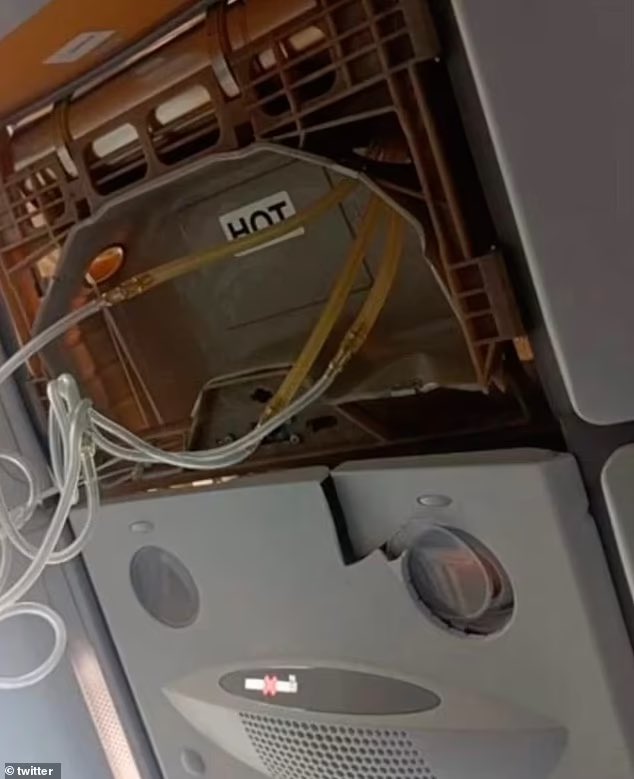 Severe turbulence hits passenger jet over the Atlantic, leaving it completely trashed. 12 were injured.