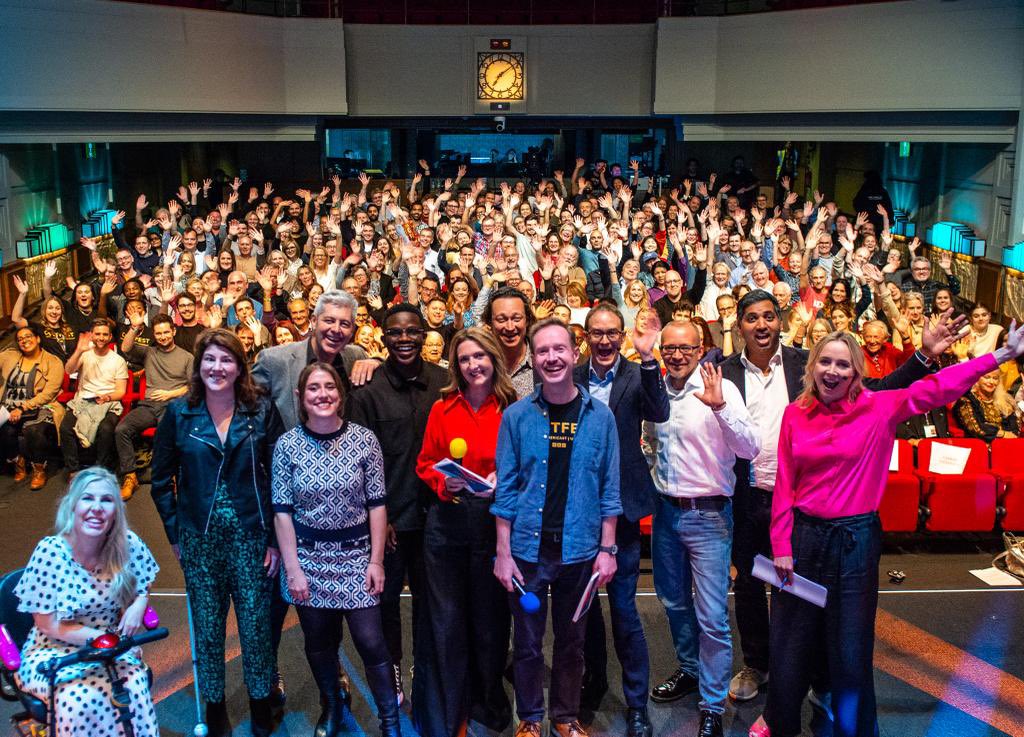 BBCAccessAll's tweet photo. What a night! Our very own @foxnikkifox and @emmajtracey spoke at #Castfest to celebrate the BBC turning 100!
They were nervous but they smashed it
https://t.co/n3rQ9JDc7w https://t.co/PtEBsyE10l