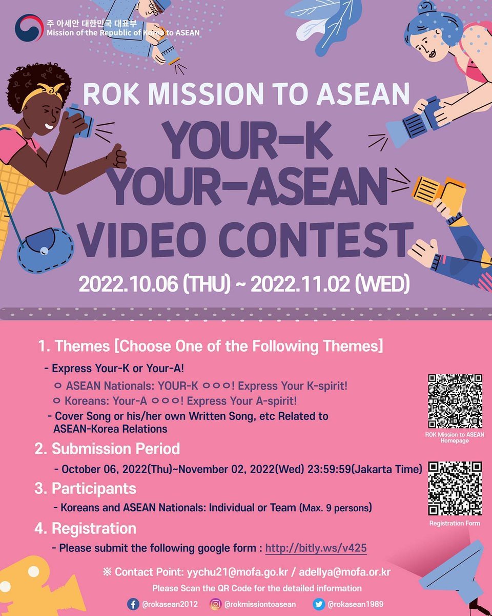 IamNaZza's tweet photo. การประกวดวีดีโอ 2022 Your-K Your-Asean Video Contest 🎥 ของ @ROKASEAN1989
หัวข้อ: YOUR-K “Express Your-K spirit!”
(Ex.: K-FOOD, K-POP Cover Dance/Cover Song, Traveling, Life in Korea Vlog)
เพิ่มเติม https://t.co/5uKZe7Z3Bi
#VisitKorea #รีวิวเกาหลี #ilovegyeongbuk #2022KAOS https://t.co/rJSJ8iBo4E
