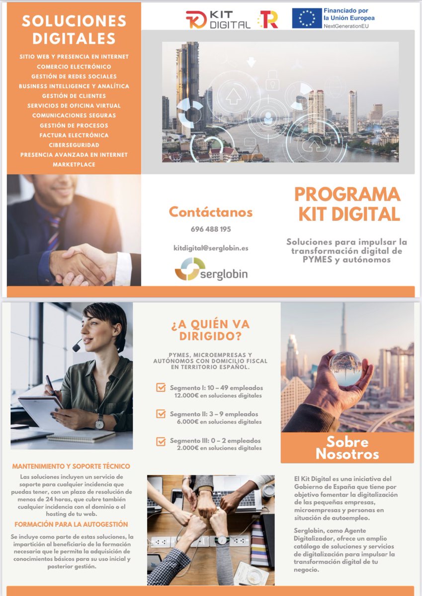 Ayudas para la digitalización de pymes y autónomos #kitdigital