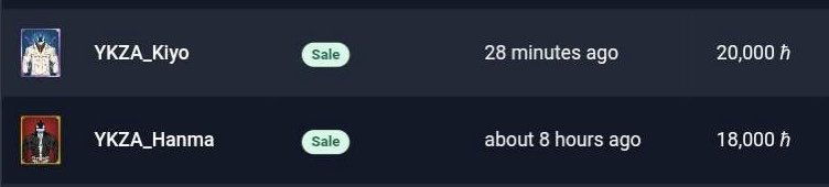 Another confirmed Gen-01 sale!🚨🚨🚨 Whaleborg Kiyo of the Yakuza clan sold for 20,000H via @ZuseMarket! 🔥 Yakuzas leading the borgs in reigniting the #CyberHederaHeatWave! 🦾 Are we gonna see more coming? 👀 #HBARNFT #HederaNFT #HBARbarians #NFT