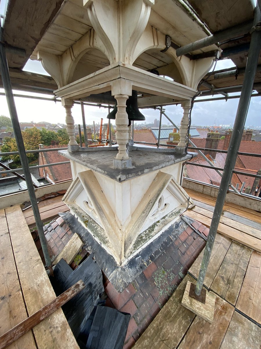 BHArchLtd's tweet photo. Site visit today to #photograph the #cupula #Tower #stamshaw #school in #Portsmouth before itโs removed on Monday #high #crane #removal https://t.co/IYuEsgktXi