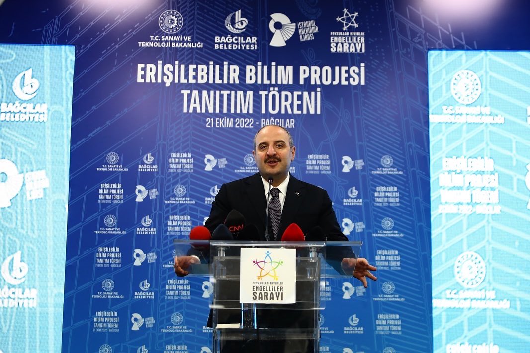 Bağcılar Belediyemizin Feyzullah Kıyıklık engelliler sarayında  düzenlediği Erişilebilir Bilim Projesi tanıtım törenine Sanayi Ve Teknoloji Bakanımız Sn. Mustafa Varank ve İl Başkanımız Osman Nuri Kabaktepe bey ile katılım sağladık.

<a href="/erkankandemir/">Erkan Kandemir</a> 
<a href="/halisdalkilic/">HALİS DALKILIÇ🇹🇷</a> 
<a href="/osmannnurika/">Osman Nuri Kabaktepe</a>